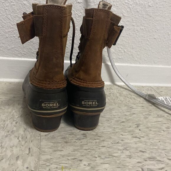 NWOT SOREL WOMEN'S WINTER FANCY LACE II brown size 7 - Picture 5 of 9